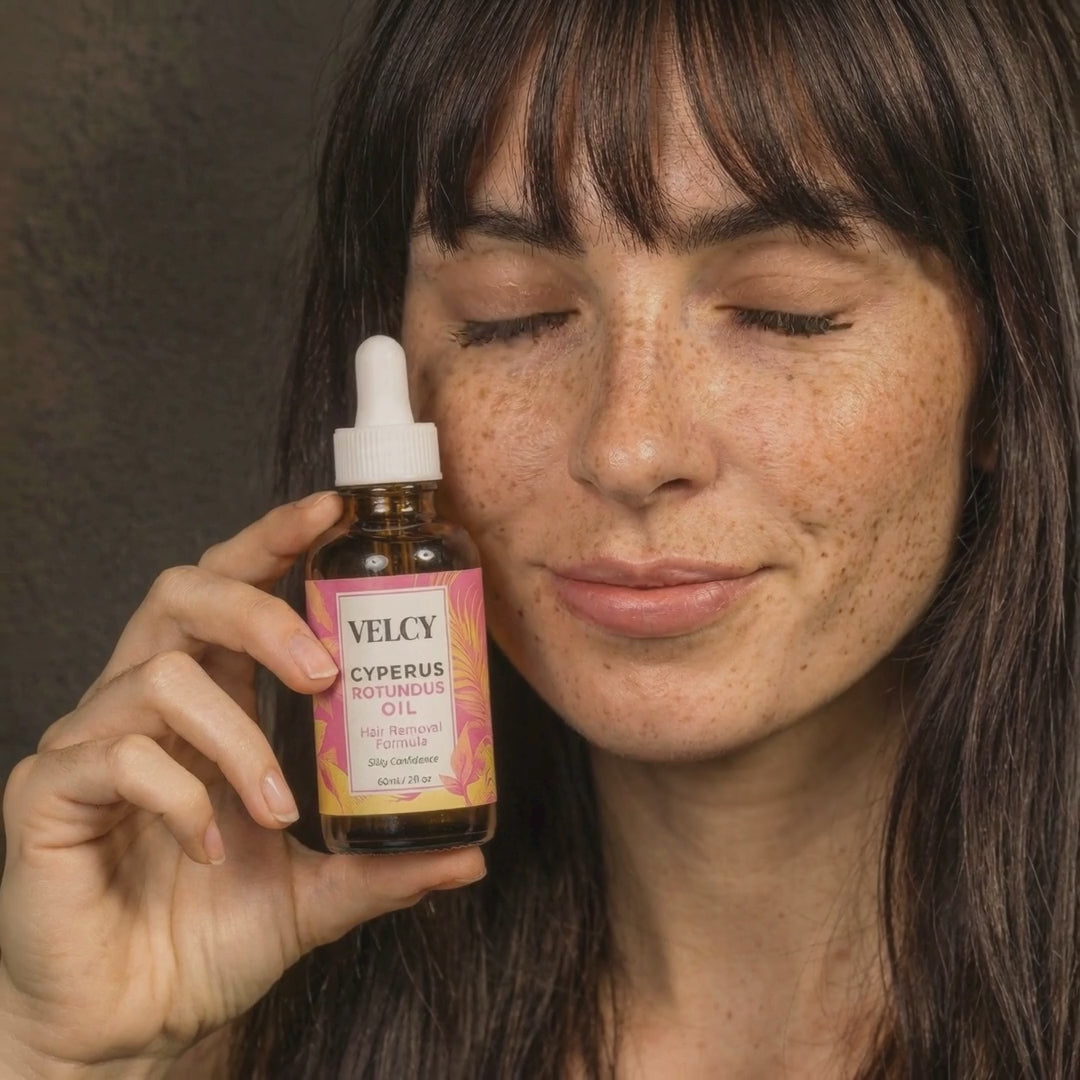 Velcy™ Smooth Regrowth Oil · Cyperus Rotundus Formula